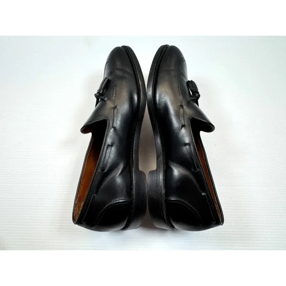 Polo Ralph Lauren Booth Calfskin Loafers Mens 12 D EUC Slip on Tassled Dress